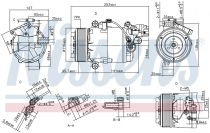 NISSENS 890071 Klímakompresszor