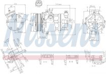 NISSENS 890074 Klímakompresszor