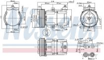 NISSENS 890081 Klímakompresszor