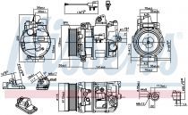 NISSENS 890082 Klímakompresszor