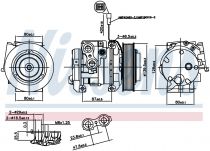 NISSENS 890093 Klímakompresszor