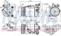 NISSENS 890098 Klímakompresszor