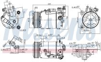NISSENS 890099 Klímakompresszor