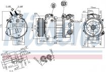 NISSENS 890124 Klímakompresszor