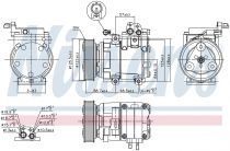 NISSENS 890129 Klímakompresszor