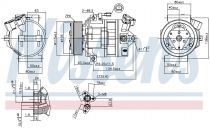 NISSENS 890138 Klímakompresszor