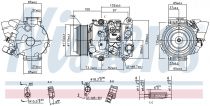 NISSENS 890142 Klímakompresszor