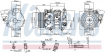 NISSENS 890143 Klímakompresszor