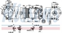 NISSENS 890144 Klímakompresszor