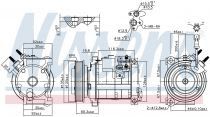 NISSENS 890152 Klímakompresszor