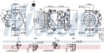 NISSENS 890158 Klímakompresszor