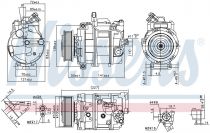 NISSENS 890173 Klímakompresszor