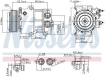 NISSENS 890179 Klímakompresszor