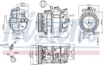 NISSENS 890191 Klímakompresszor