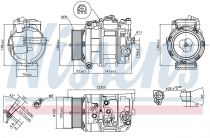 NISSENS 890197 Klímakompresszor