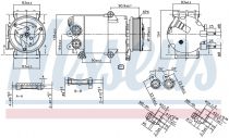 NISSENS 890216 Klímakompresszor