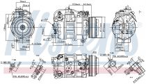 NISSENS 890218 Klímakompresszor