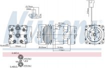NISSENS 890222 Klímakompresszor