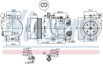 NISSENS 890230 Klímakompresszor