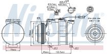 NISSENS 89045 Klímakompresszor AUDI A4 / A6 / A6 ALLROAD / A8 / S4 / S6 / S8