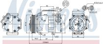 NISSENS 89047 Klímakompresszor