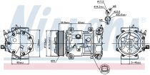 NISSENS 89067 Klímakompresszor