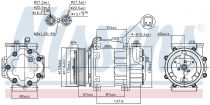 NISSENS 890699 Klímakompresszor FORD FIESTA V / FUSION