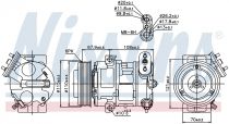 NISSENS 89126 Klímakompresszor FORD KA