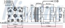 NISSENS 89171 Klímakompresszor