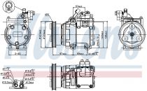 NISSENS 89277 Klímakompresszor HYUNDAI ACCENT