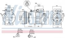 NISSENS 89293 Klímakompresszor KIA MAGENTIS II / OPTIMA II