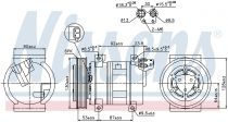 NISSENS 89330 Klímakompresszor FIAT BRAVO II / STILO