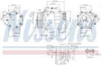 NISSENS 89347 Klímakompresszor FIAT DUCATO