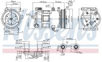 NISSENS 89348 Klímakompresszor FIAT DUCATO