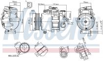 NISSENS 89513 Klímakompresszor AUDI A4 / A4 ALLROAD / A5 / A6 / A6 ALLROAD / A7 / Q5 / S4 / S5 / S6 / S7 / SQ5
