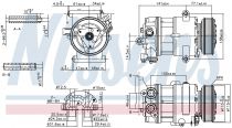NISSENS 89590 Klímakompresszor