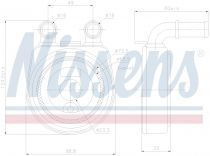 NISSENS 90701 Olajhűtő PEUGEOT 206 / 306 / PARTNER