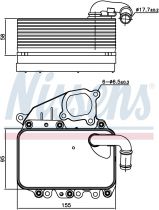 NISSENS 91100 Olajhűtő AUDI A4 / A4 ALLROAD / A5 / A6 / A6 ALLROAD / A7 / A8 / Q5 / S4 / S5 / S6 / S7 / S8 / SQ5