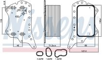 NISSENS 91125 Olajhűtő RENAULT ESPACE 5 / MEGANE 4 / SCENIC IV / TALISMAN / TRAFIC 3
