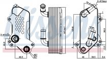 NISSENS 91126 Olajhűtő OPEL SIGNUM / VECTRA C