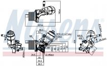 NISSENS 91161 Olajhűtő OPEL ADAM / ASTRA J / CASCADA / CORSA D / CORSA E / INSIGNIA A / MERIVA B / MOKKA / ZAFIRA C