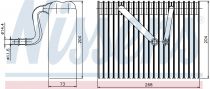 NISSENS 92183 Elpárologtató OPEL VECTRA B