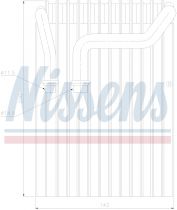 NISSENS 92237 Elpárologtató BMW 7