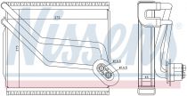 NISSENS 92292 Elpárologtató KIA CARENS III
