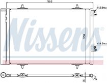 NISSENS 940189 Klímahűtő PEUGEOT 508