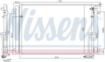 NISSENS 940452 Klímahűtő AUDI A8 / S8