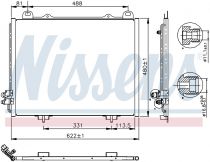 NISSENS 94285 Klímahűtő MERCEDES E-osztu00e1ly
