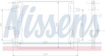 NISSENS 94335 Klímahűtő MERCEDES T2 VARIO