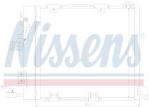 NISSENS 94385 Klímahűtő OPEL ASTRA G / ZAFIRA A