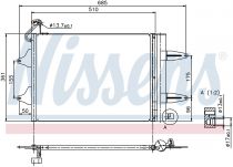 NISSENS 94628 Klímahűtő SEAT CORDOBA / IBIZA III